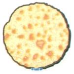 Round Matzah Labels / Passover Jewish Stickers Set of 48