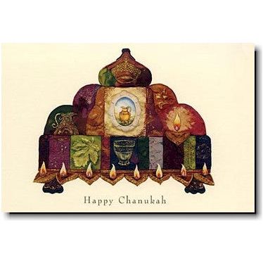 Jewish Deluxe Chanukah Greeting Cards The Mosaic Menorah By Michoel Muchnik Set of 10