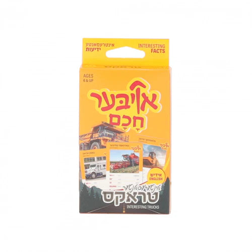 Oiber Chochem Jewish Educational Card Games אויבער חכם קארט שפיל Many kinds available