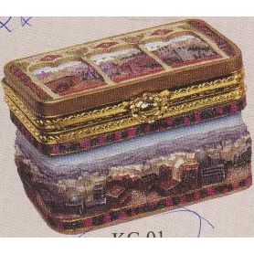 Jerusalem Jewelry Keepsake Hand Painted Box Made by Reuven Masel A bestseller gift