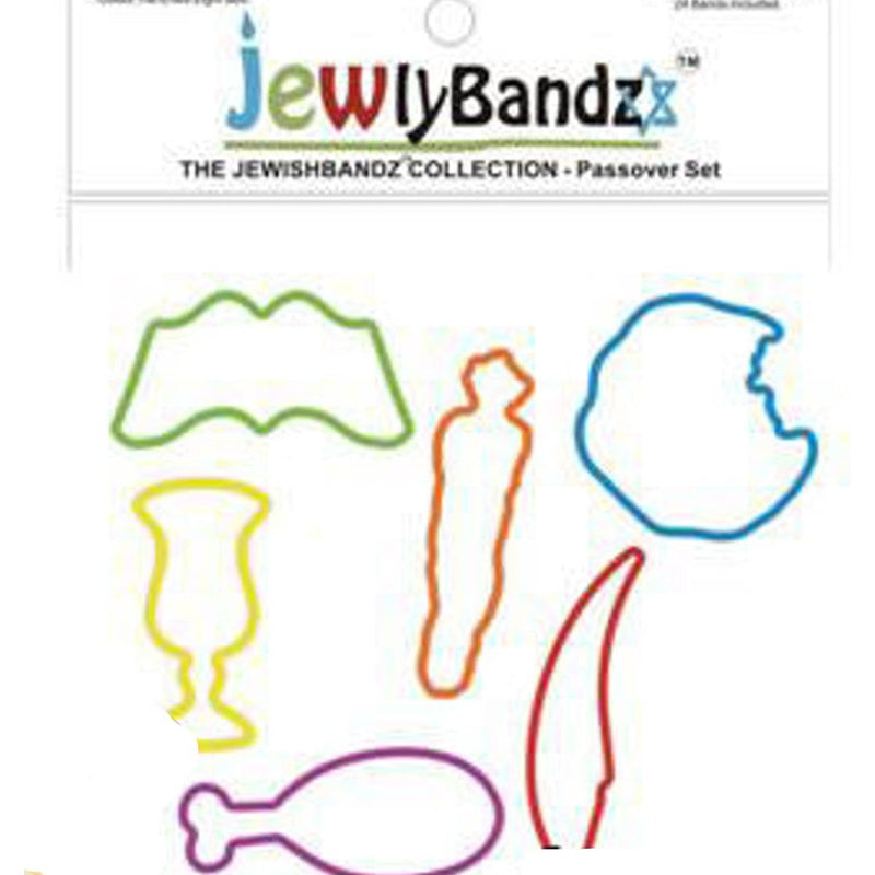 Jewish Themed Silly Bandz (Bands) - Passover - 24 -Pack 100% silicone