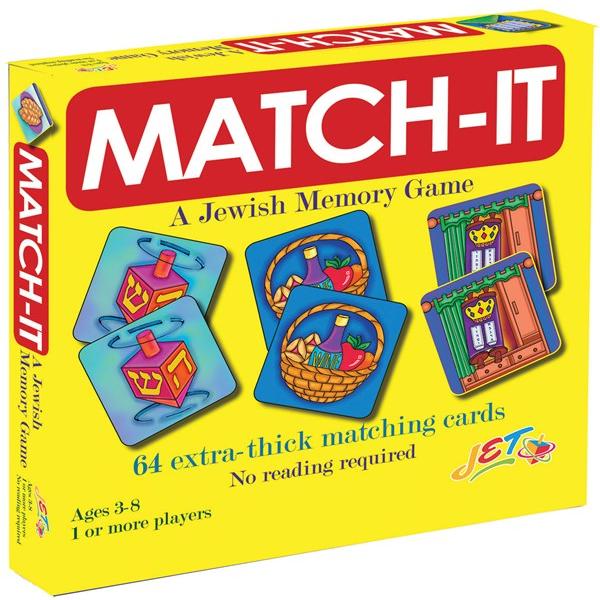 Match-It A jewish Memory game 64 Cards No Reading required - 1 or more Players