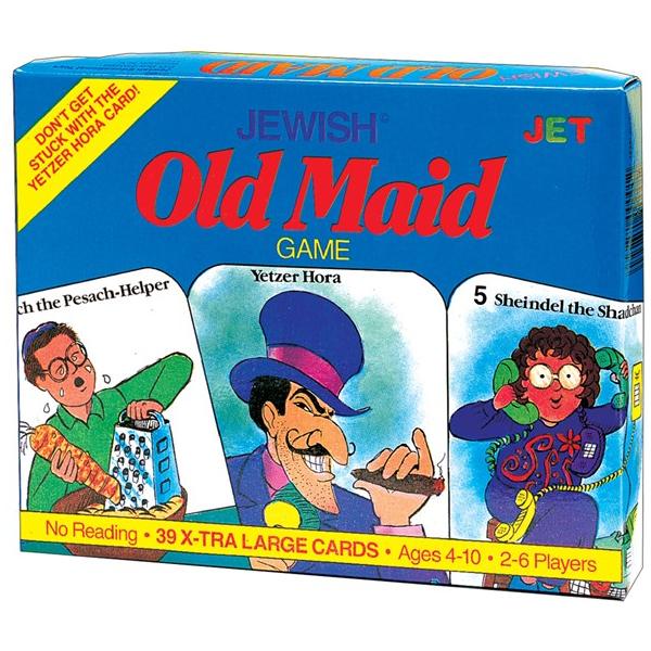 Jewish Old Maid Classic "Old Maid" card game, with zany Jewish characters