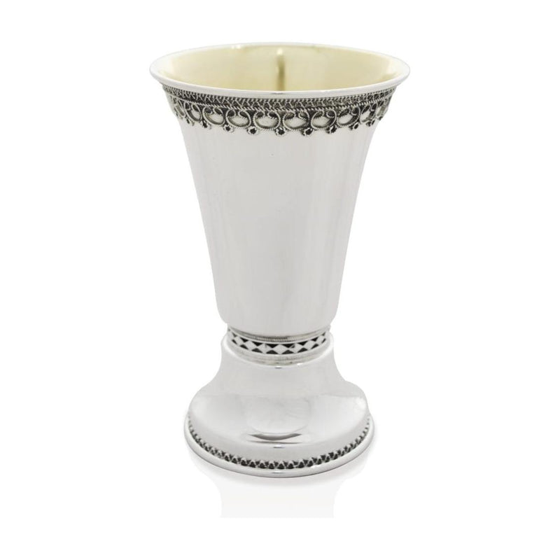 925 Sterling Silver Kiddush Cup Gal 4" Made in Israel