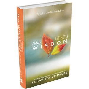 Daily Wisdom Volume 2 Inspiring insights on the Torah portion from the Lubavitcher Rebbe 2 sizes ava