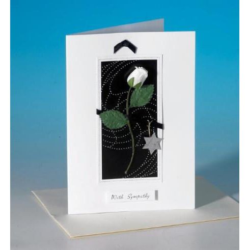 Bereavment Sympathy Jewish  Greeting Card Hand Made