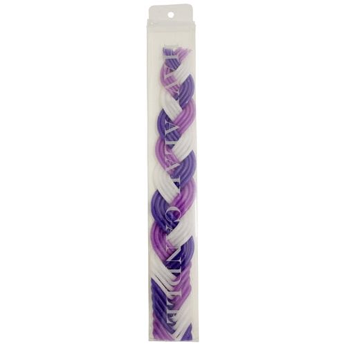 Multicolor Havdalah Candle 11" long Available in 4 colors