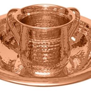 Copper Colored Stainless Steel Netilat Yadaim  WASHING CUP with Bowl