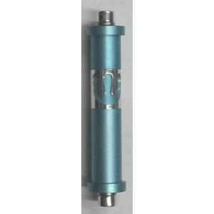Anodized Blue Mezuzah By Artist Agayof (Kosher Parchment included)