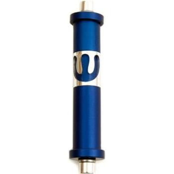 Anodized Artistic Shin Mezuzah by Agayof $50 Kosher Parchment included