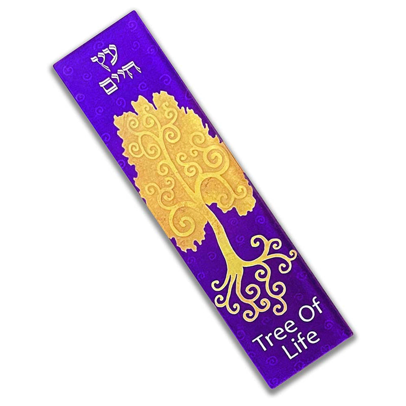 Artistic ezuzah Golden Tree of Life By Mickie Caspi Kosher $55 Parchment included
