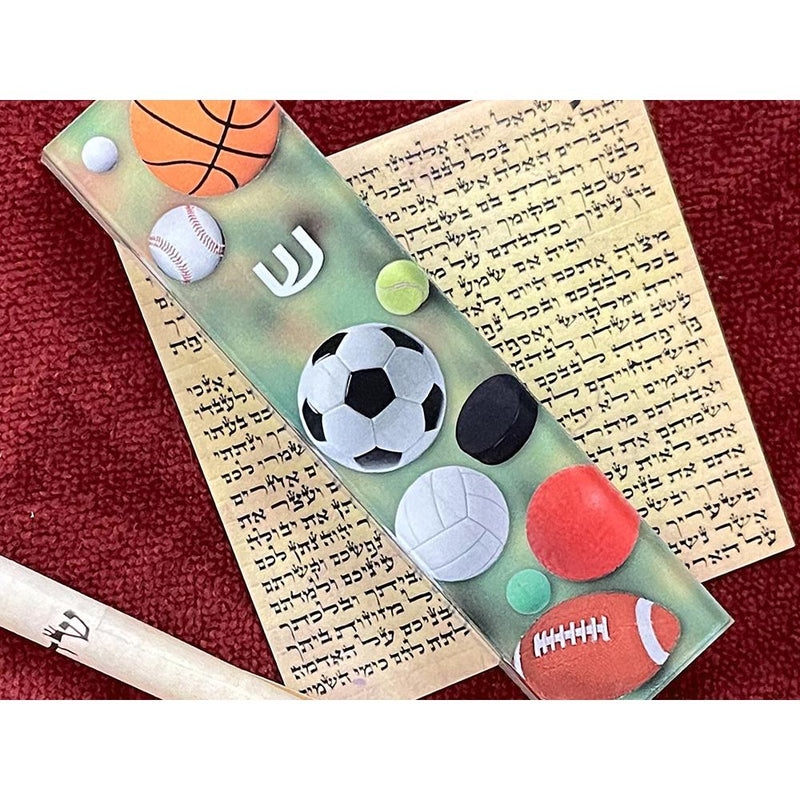 Green Sports Self Adhesive Mezuzah by Mickie Caspi Kosher $55 Parchment included