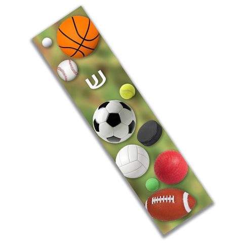 Green Sports Self Adhesive Mezuzah by Mickie Caspi Kosher $55 Parchment included