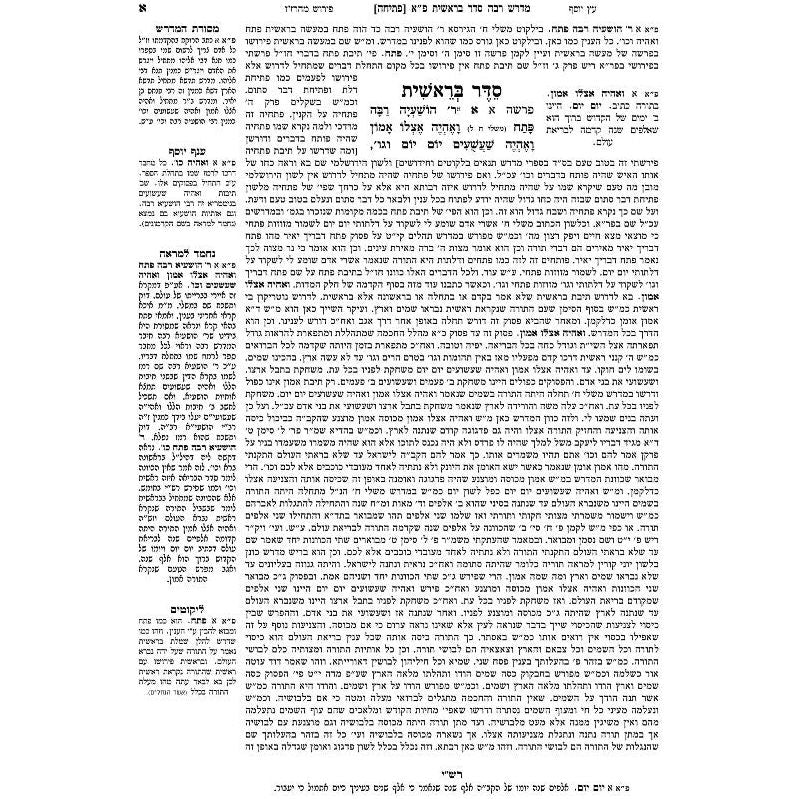 Moznaim Midrash Rabbah 6 Volume Set Includes Everything