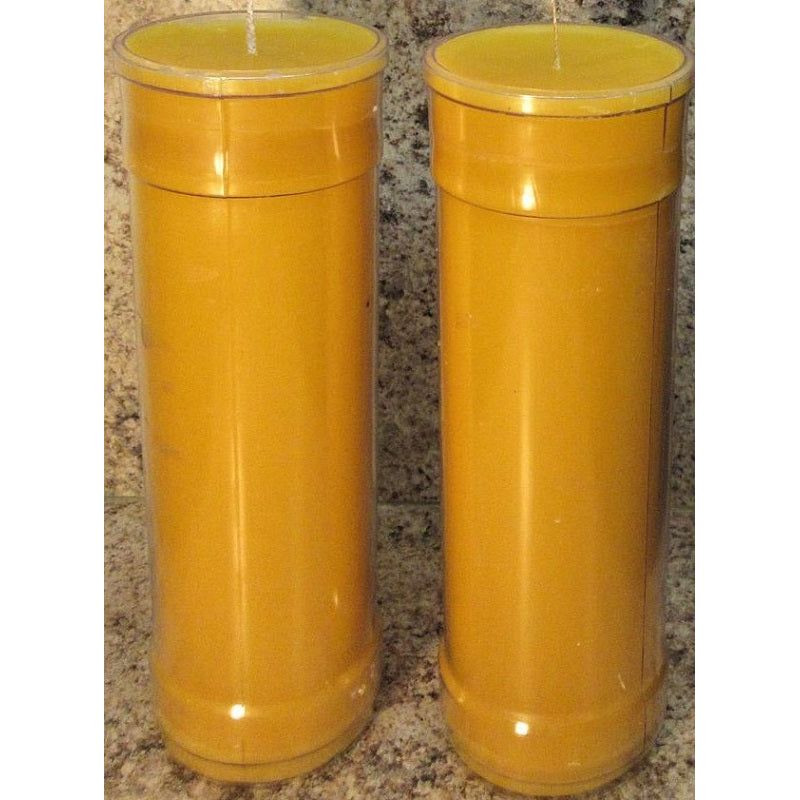 7 Day Pure Beeswax Memorial Candle in plastic Jar