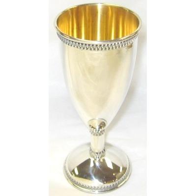 925 Sterling Silver Kiddush Cup 6" tall - #121