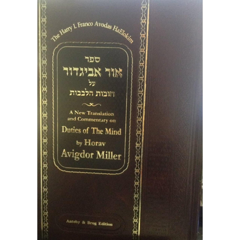 Ohr Avigdor: Duties Of The Mind Volume 5 Hei Hebrew-English by Avigdor Miller