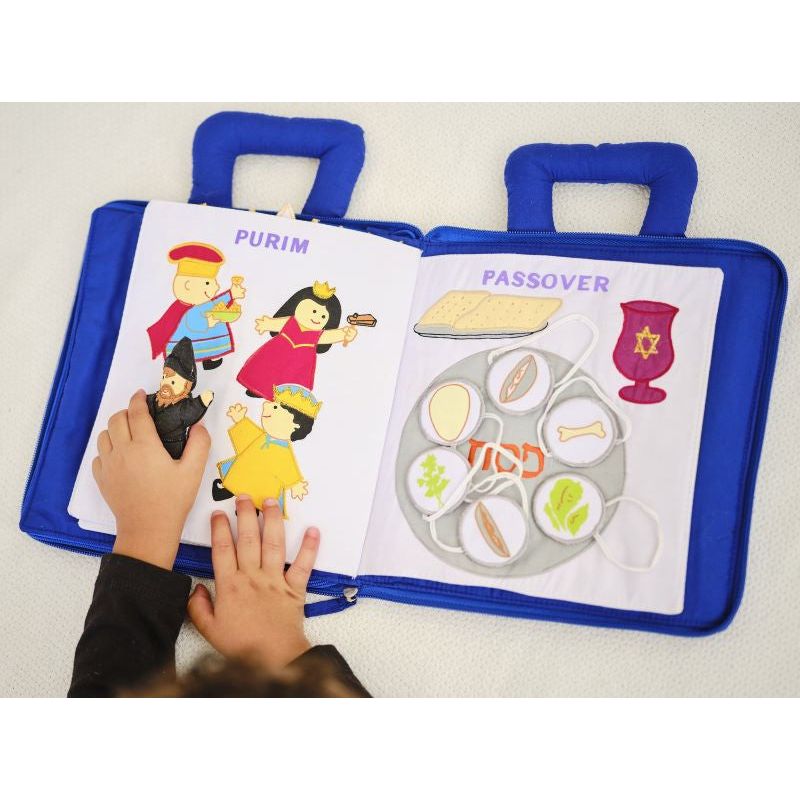 Jewish Holiday Soft Fabric Interactive Book 18 Months & up By Pockets of Learning