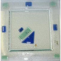 Dreidel Glass Plate By Doris Made in Israel
