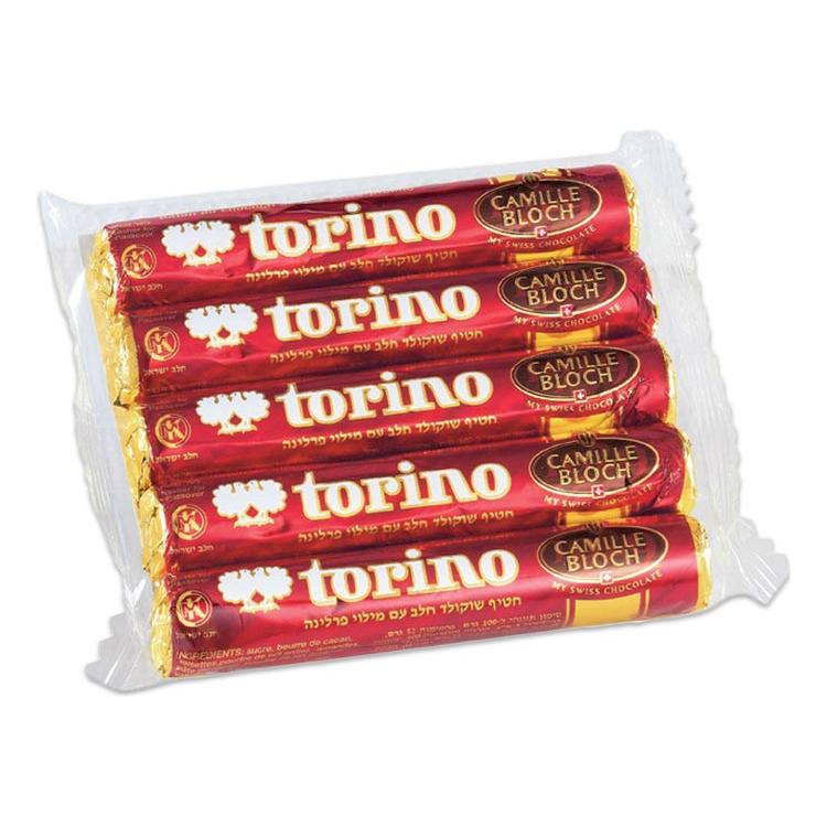 TORINO Swiss MILK Chocolate Kosher for Passover / Pesach Chalav Israel By CAMILLE BLOCH 5 pack
