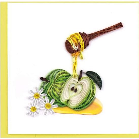 Jewish Luxury Rosh Hashanah Greeting Card Apples & Honey