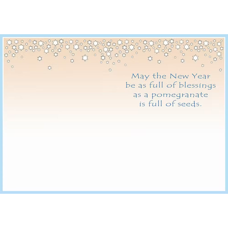 Jewish New Year Shana Tova Cards Pomegranates By Mickie Caspi Set of 8 w. Envelopes