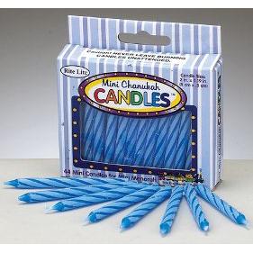 Happy Chanukah Mini Candles for Mini Menorah