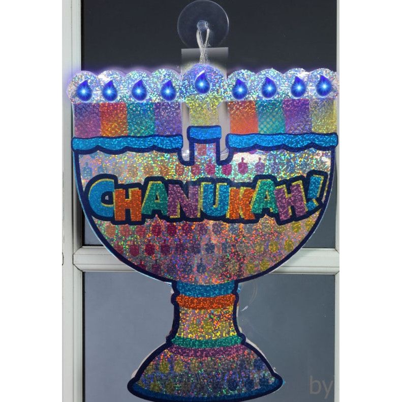 Chanukah LED Window Decoration