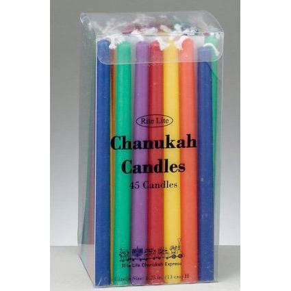 Deluxe Chanukah Candles - Assorted Colors Available candles