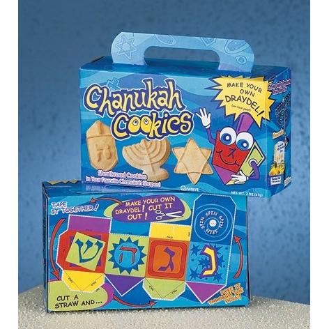 Chanukah Dairy Shortbread Cookies - 2 oz. Box
