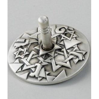 Pewter Finish Draydel - Silver Tone