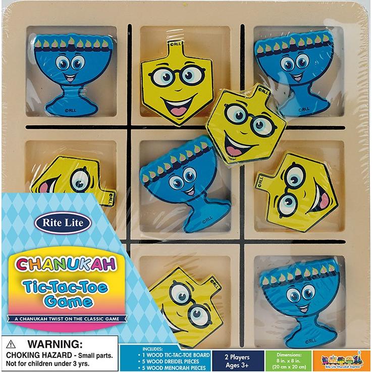Chanukah Tic Tac Toe Game 8" x 8"