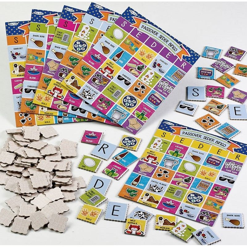 Passover Seder Bingo Game in Collectible Tin Ages 4+ No reading required 2 - 6 Players