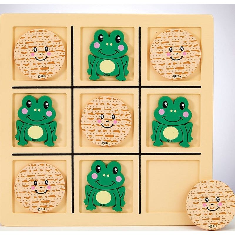 Passover Fun! Tic Tac Toad Wood Game