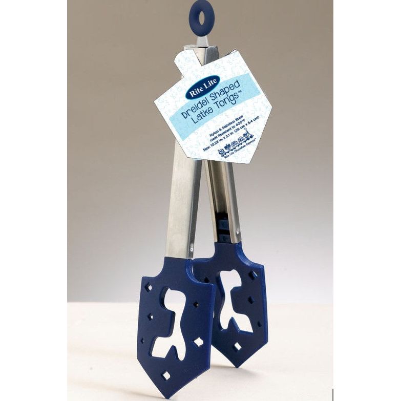 Chanukah Dreidel Shaped Latke Tongs
