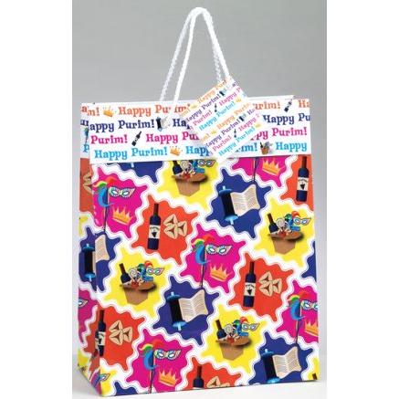 Purim Gift / Party Bag with Gift Tag - Assorted Designs