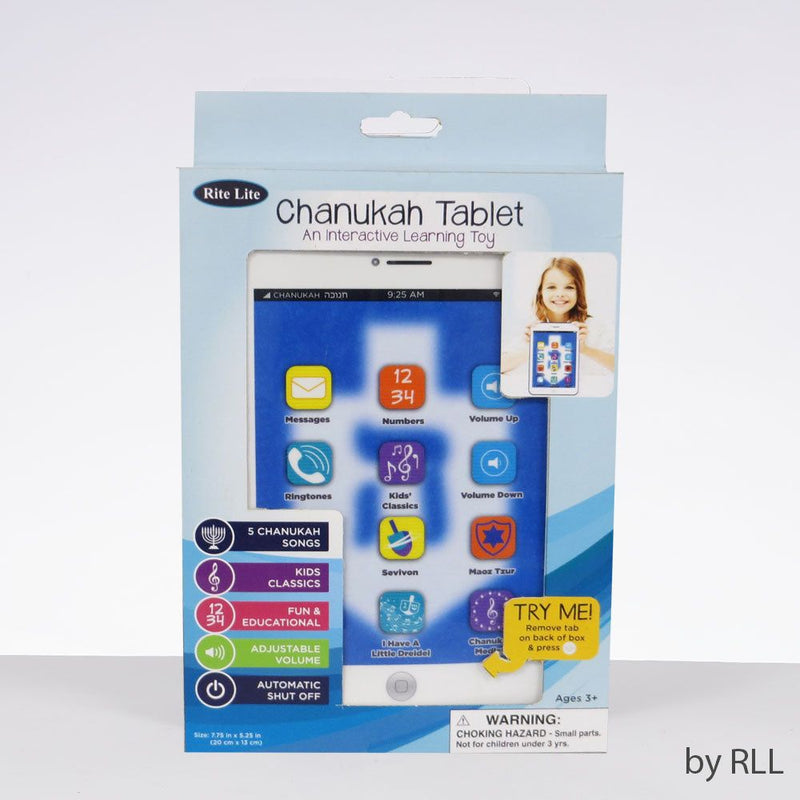 Chanukah Tablet An Interactive Learning Toy 5 Songs and more