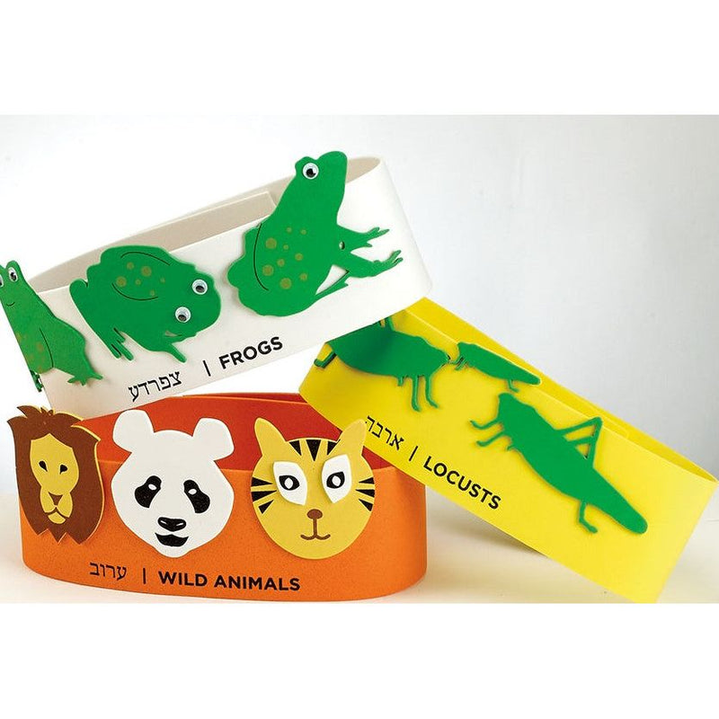 Passover Bands Ten Plagues Set of 10