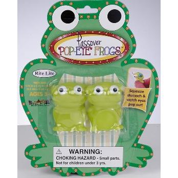 Passover "Pop-Eye" Frogs - Set of 2