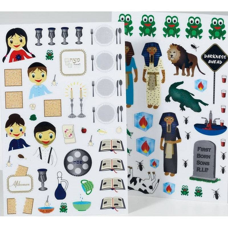Passover Sticker Scene with Reusable Stickers Great Gift for a Child