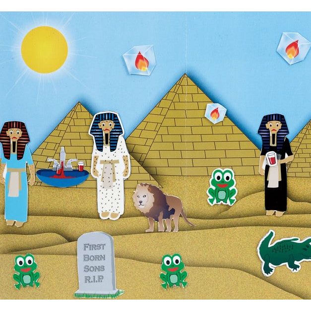 Passover Sticker Scene with Reusable Stickers Great Gift for a Child