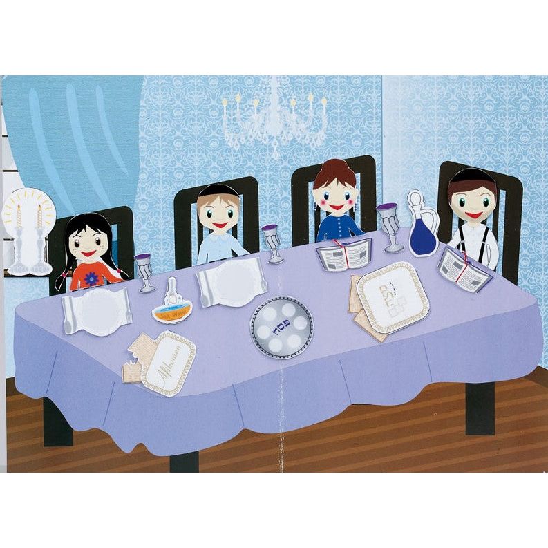 Passover Sticker Scene with Reusable Stickers Great Gift for a Child