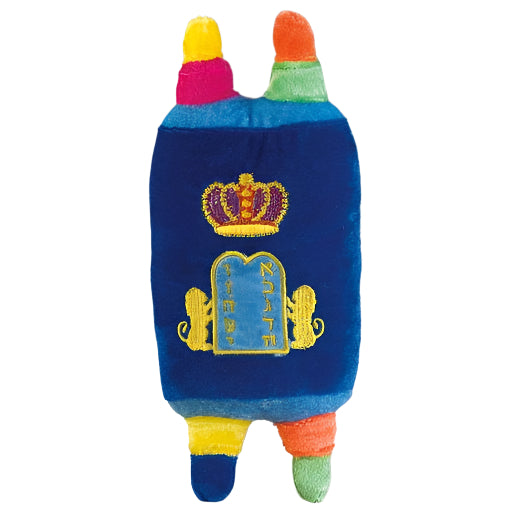 Children's My Very Own Soft Small  Plush Torah Colorful Toy 8"