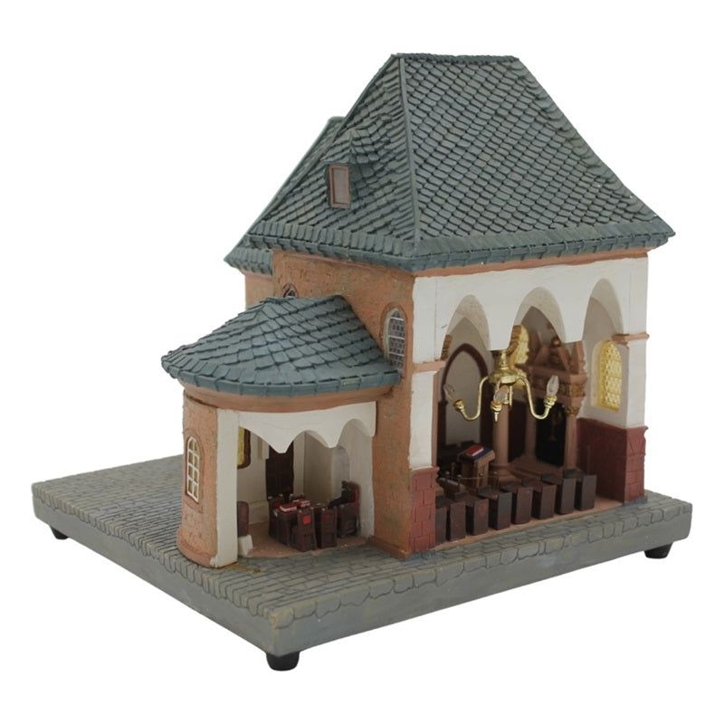 Rashi Synagogue of Worms, Germany, Replica Tzedakah Charity Box Pushka with Lights
