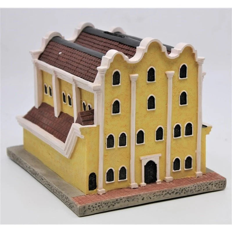 Mikvé Israel-Emanuel Synagogue - Willemstad, Curaçao Replica Charity Tzedakah Box by Reuven Masel