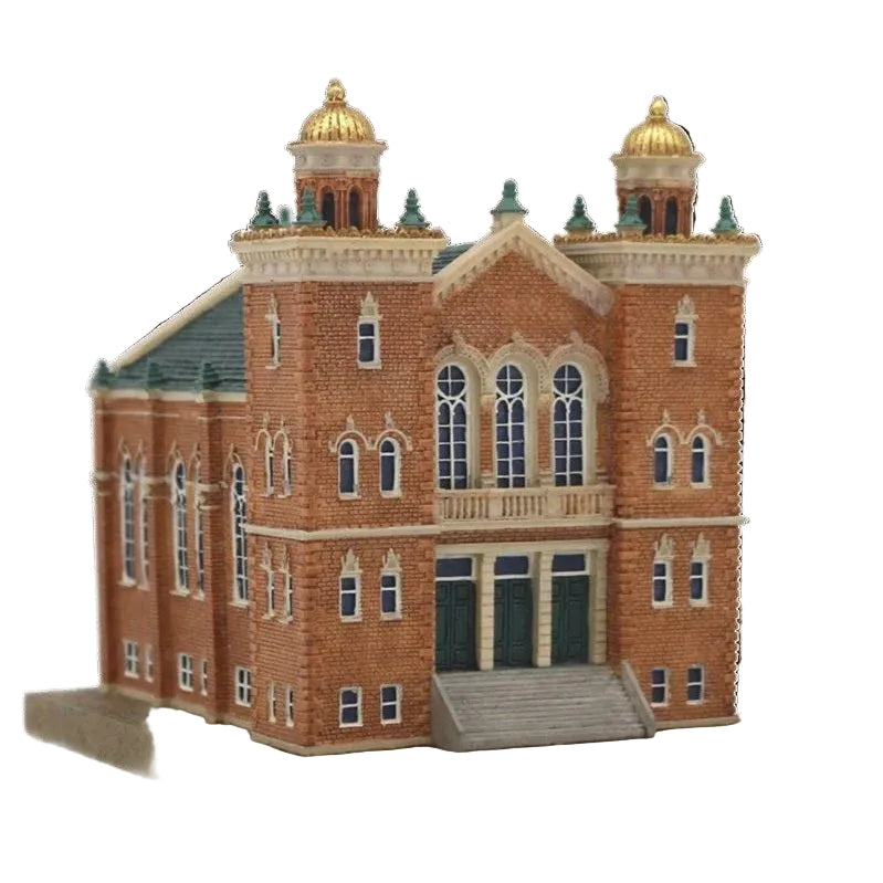 Mishkan Israel, New Haven, CT Replica Synagogue Charity Tzedakah Box by Reuven Masel