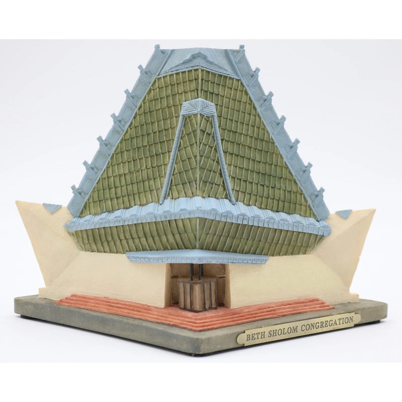 Beth Shalom synagogue, Elkins Park, PA Replica Synagogue Tzedakah Charity Box by Reuven Masel