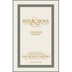 Reflections & Introspection - Chanukah & Purim Torah Insights of HaGaon Rabbi Moshe Shapiro