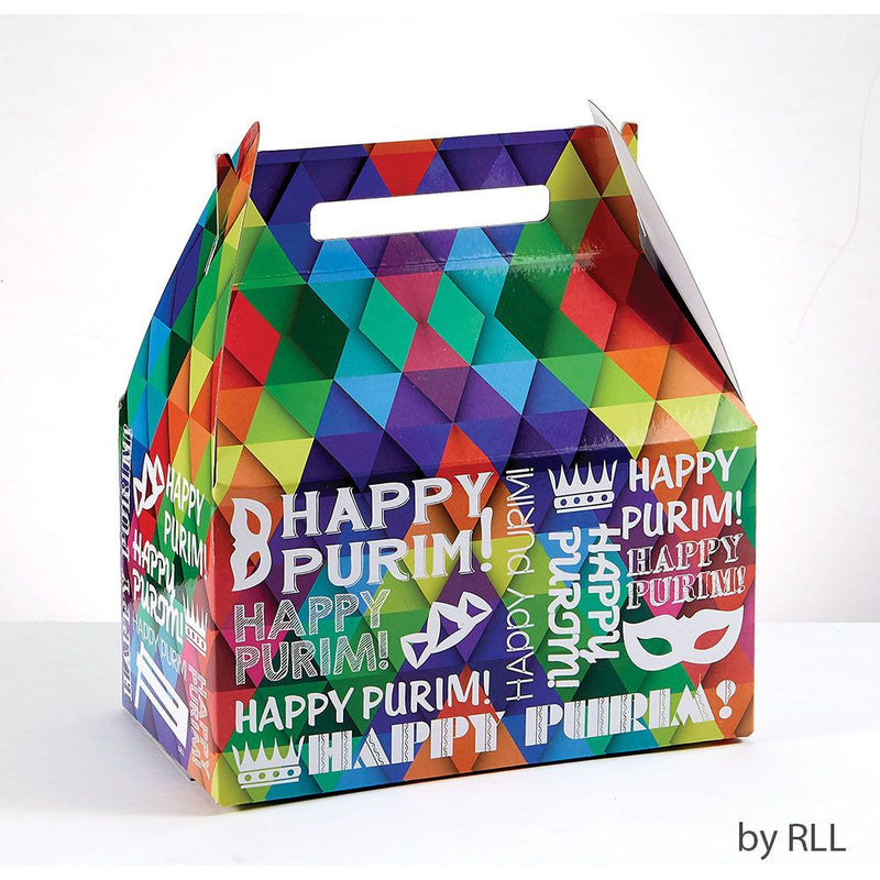 Happy Purim!  Large Purim Gift Box