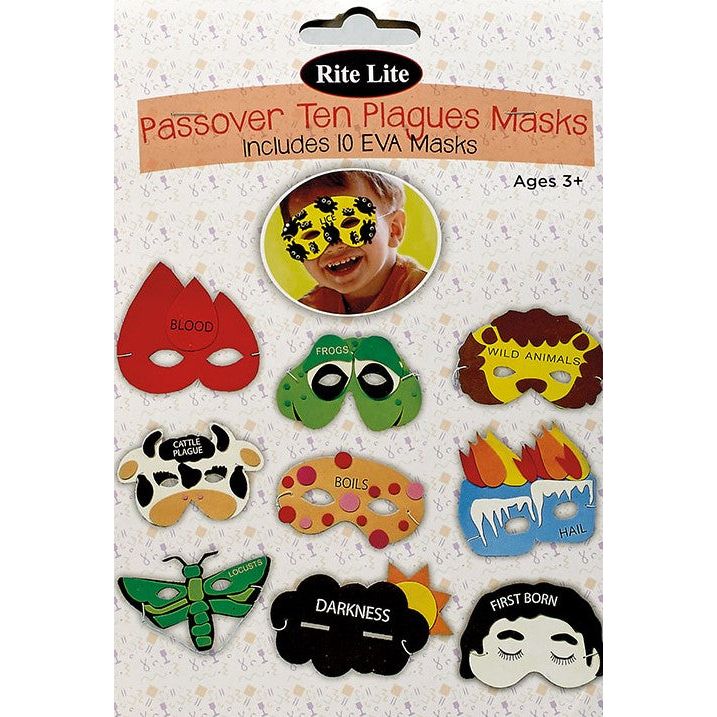 Passover 10 Plague Masks Fun & Educational!